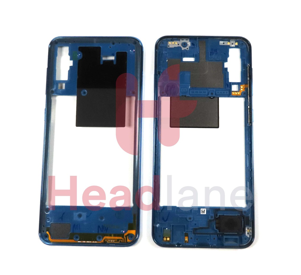 Samsung SM-A505 Galaxy A50 Middle Cover / Chassis - Blue