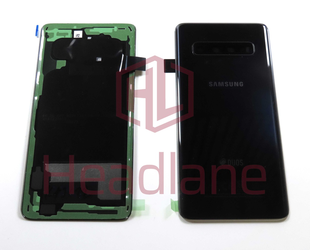 Samsung SM-G973 Galaxy S10 Back / Battery Cover - Prism Black (DUOS)