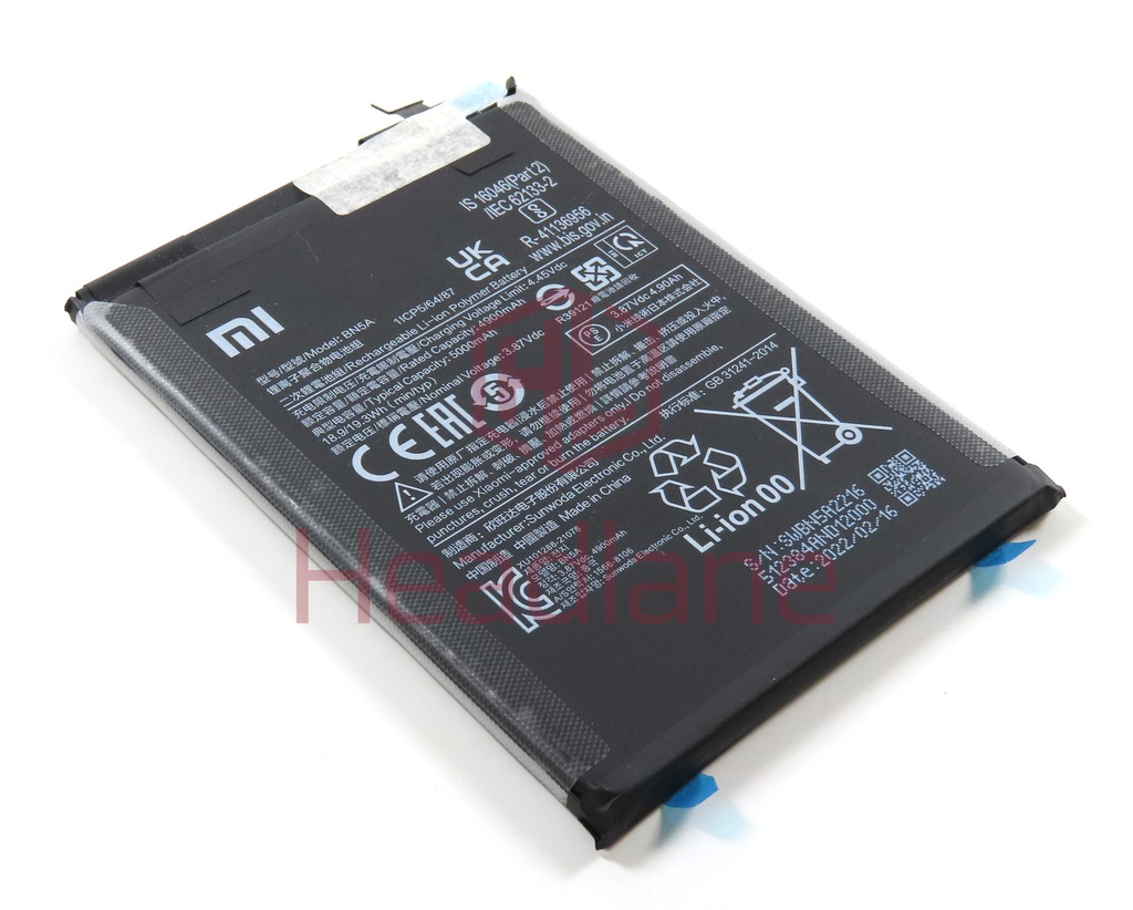 Xiaomi Poco M3 Pro Redmi 10 / 2022 Redmi Note 10 5G BN5A Internal Battery