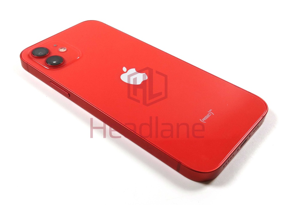 iPhone 12 Back / Battery Cover + Small Parts - Red (Pulled - Grade A)