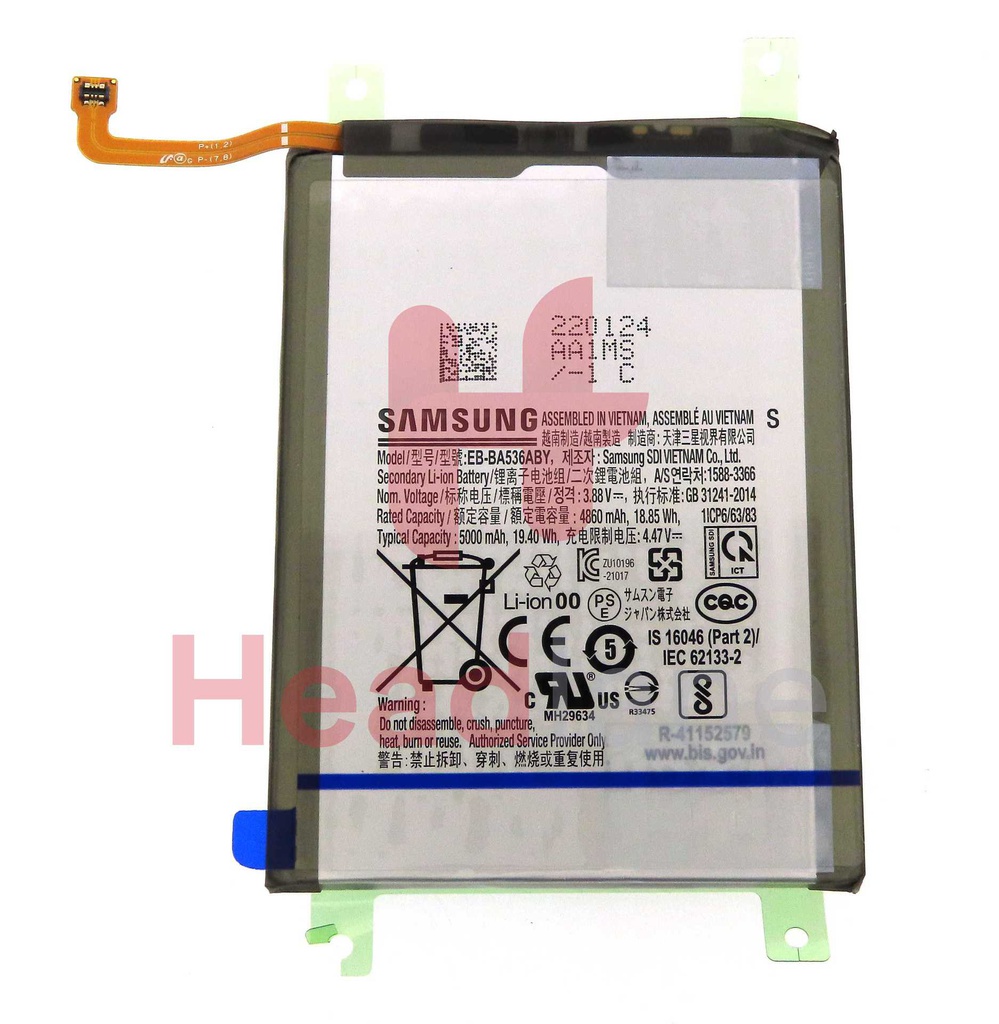 Samsung SM-A336 A536 Galaxy A33 A53 5G EB-BA336ABY 5000mAh Internal Battery (No Box)