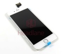 Apple iPhone 6S LCD Display / Screen + Touch - White (Original / Service Stock) *Home button not usable*