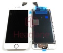 Apple iPhone 6S LCD Display / Screen + Touch - White (Original / Service Stock) *Home button not usable*