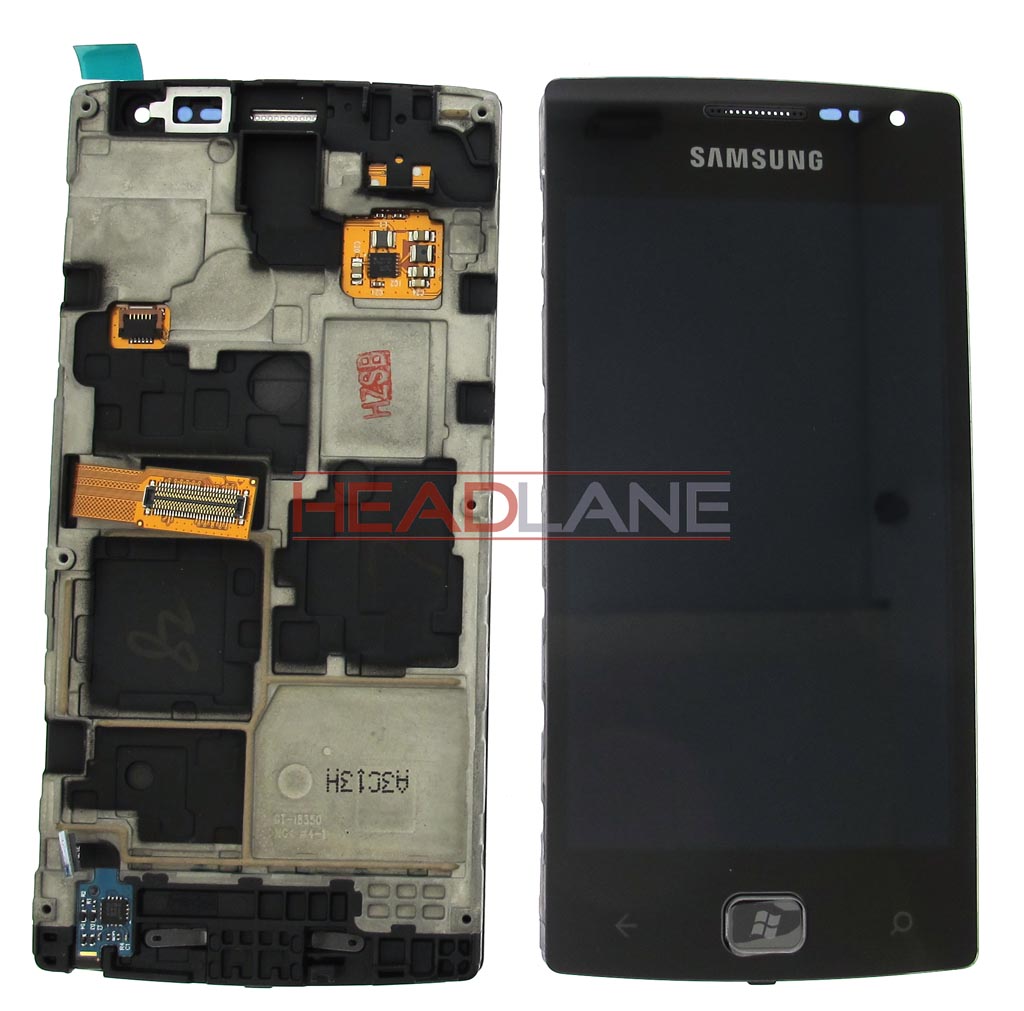 Samsung GT-I8350 Omnia W LCD Display / Screen + Touch - Black