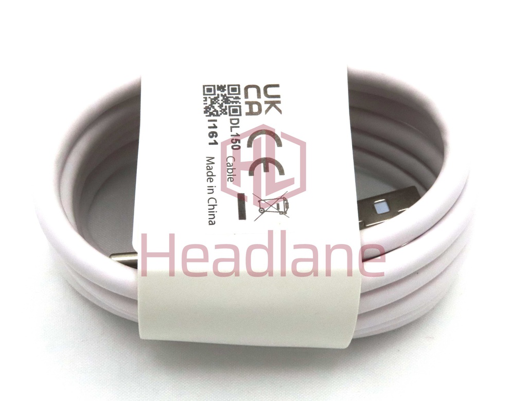 Oppo DL150 USB-A to USB-C Charging Cable 1m White
