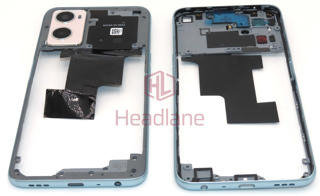 Oppo CPH2333 A96 Middle Cover / Chassis - Blue