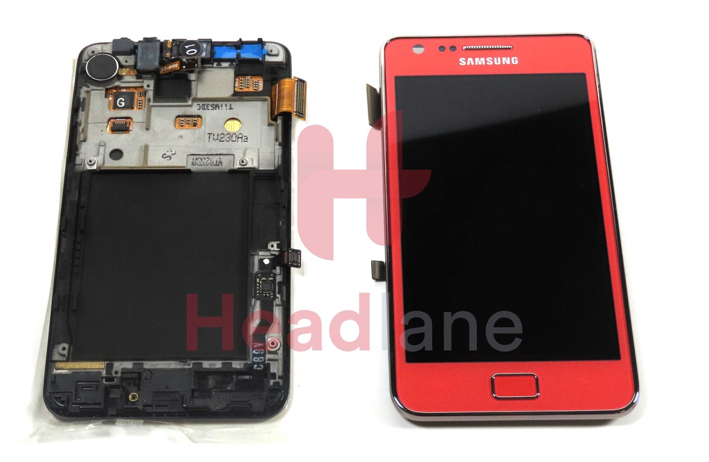 Samsung GT-I9100 Galaxy S2 LCD Display / Screen + Touch - Pink