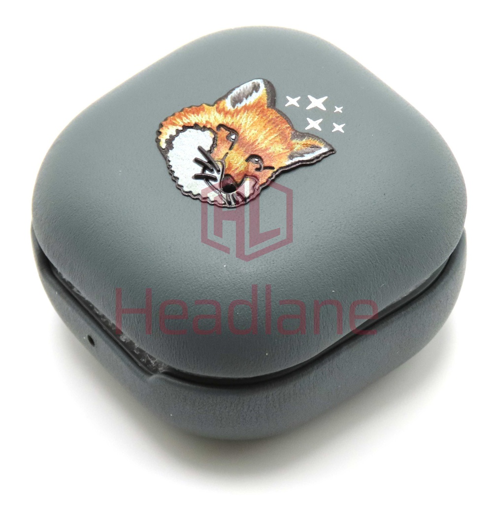 Samsung SM-R177 Galaxy Buds2 (2021) Charging Case / Cradle Leather Cover - Maison Kitsuné