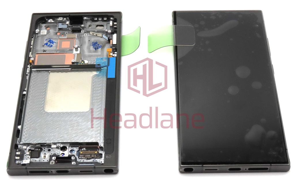 Samsung SM-S928 Galaxy S24 Ultra LCD Display / Screen + Touch - Titanium Black / Titanium Blue / Titanium Green / Titanium Violet (With Frame - Self Assembled)
