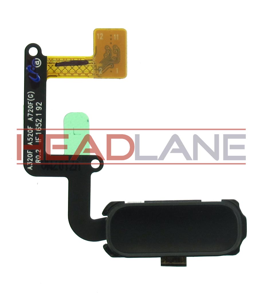 Samsung SM-A520 Galaxy A5 (2017) Home Key Assembly - Black