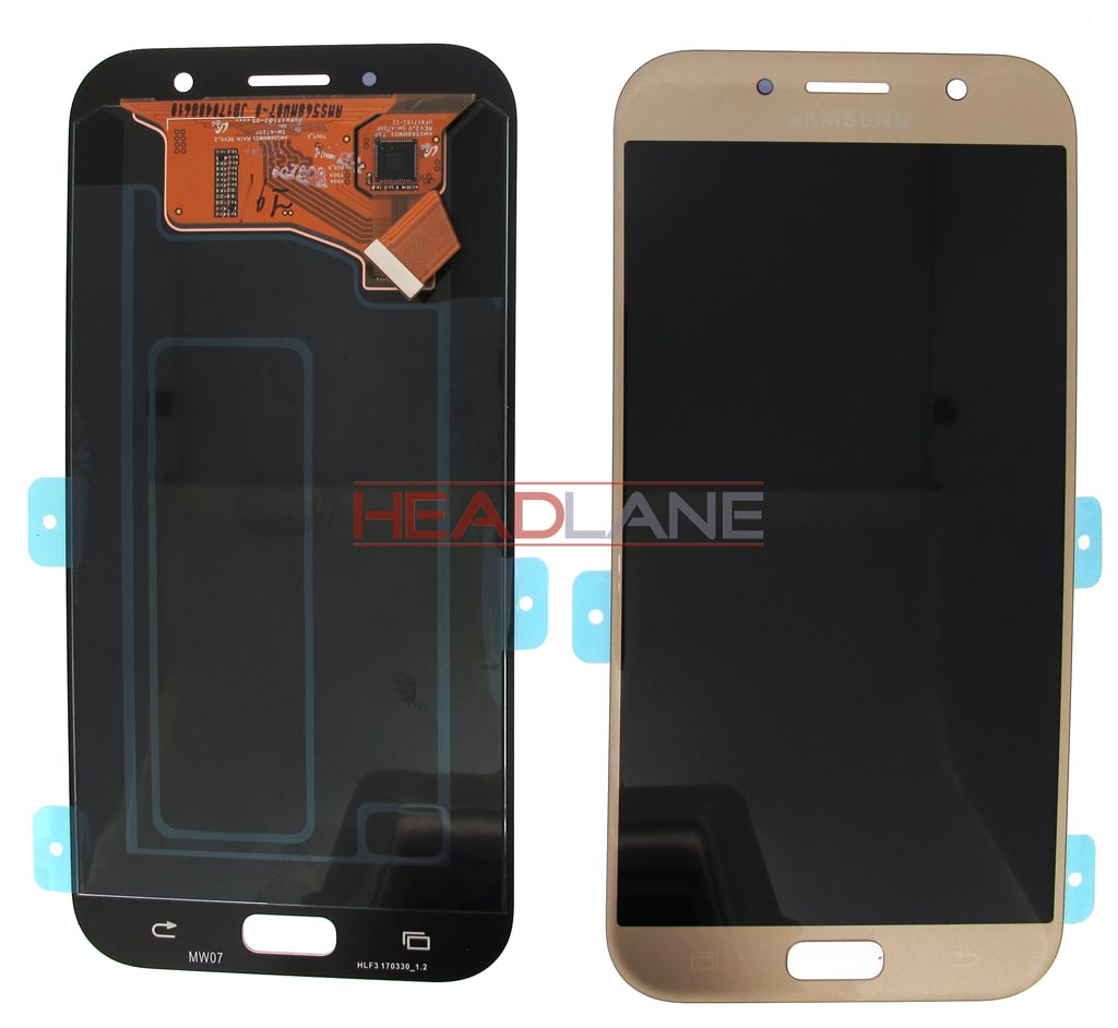 Samsung SM-A720 Galaxy A7 (2017) LCD Display / Screen + Touch - Gold