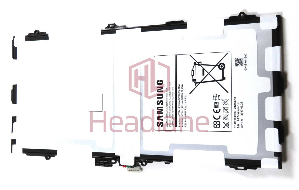 Samsung SM-T800 T805 Galaxy Tab S 10.5 (WiFi / LTE) EB-BT800FBE 7900mAh Internal Battery