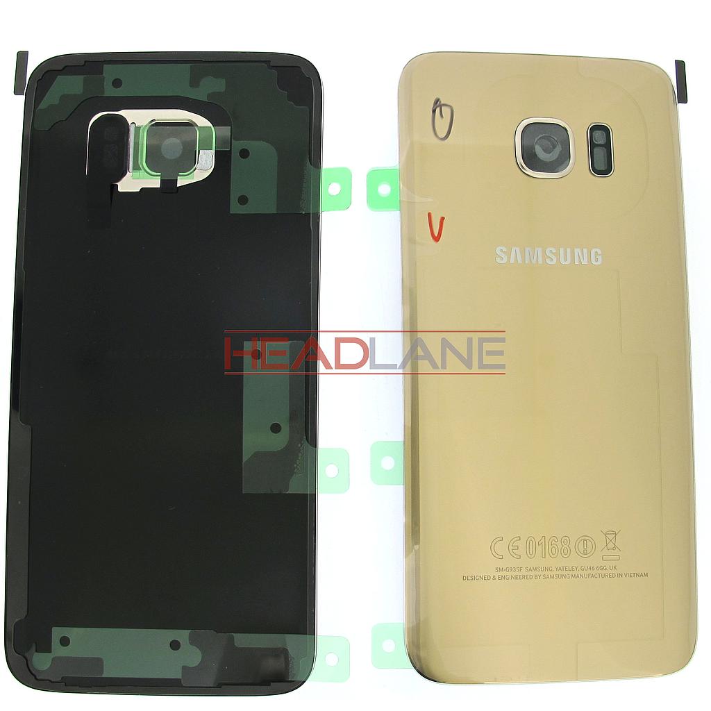 Samsung SM-G935F Galaxy S7 Edge Battery Cover - Gold