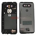 [ACQ89271111] LG H970 Q8 Battery / Back Cover - Titan Silver