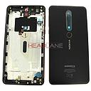 [20PL2BW0006] Nokia TA-1043 6.1 Back / Battery Cover Dual SIM - Black