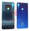 [5540431000A7] Xiaomi Redmi Note 7 Back / Battery Cover - Blue