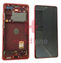 [GH82-29056E] Samsung SM-G781 Galaxy S20 FE 5G LCD Display / Screen + Touch - Cloud Red