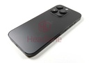 [IP14PHG-B-A] iPhone 14 Pro Back / Battery Cover + Small Parts - Black (Pulled - Grade A)