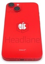 [IP14BH-RD-A] iPhone 14 Back / Battery Cover + Small Parts - Red (Pulled - Grade A)