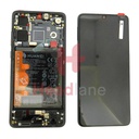 [02352NLL-NB] Huawei P30 LCD Display / Screen + Touch + Battery Assembly - Black (New Version) (No Box)