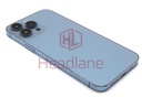 [IP13PMBH-B-A] iPhone 13 Pro Max Back / Battery Cover + Small Parts - Blue (Pulled - Grade A)