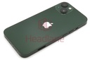 [IP13BH-GR-C] iPhone 13 Back / Battery Cover + Small Parts - Green (Pulled - Grade C)