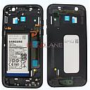 [GH82-13667A] Samsung SM-A320 Galaxy A3 (2017) Middle + Battery - Black